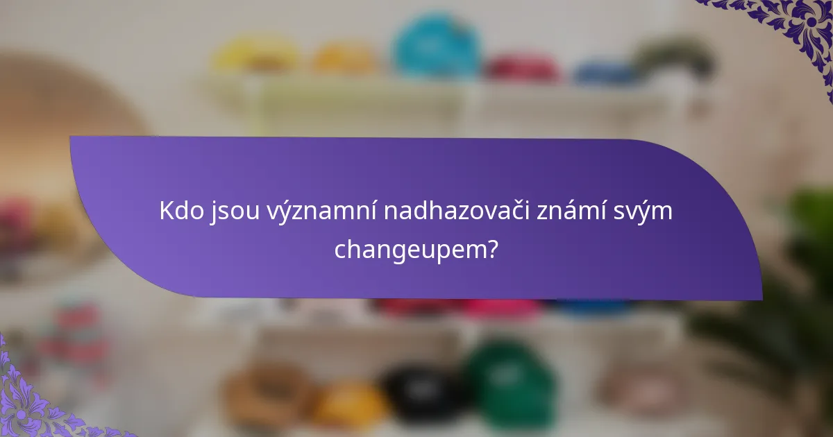 Kdo jsou významní nadhazovači známí svým changeupem?